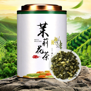 新茶浓香茉莉花茶500克装龙珠香珠茶叶散装花草茶叶高山绿茶