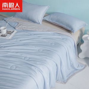夏季冰丝空调被双人春秋薄被单人夏凉被学生宿舍可机洗