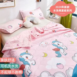 新款夏季空调被夏凉被可机洗被子夏被单人春秋被芯