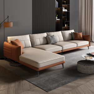 广木源轻奢沙发意式极简沙发免洗科技布艺沙发小户型简约现代客厅沙发组合