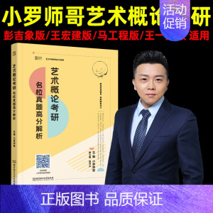 2024小罗艺术概论名校真题高分解析 [正版]2024考研 艺术概论考研名校真题高分解析 艺术考研黄皮书系列 可搭小罗师