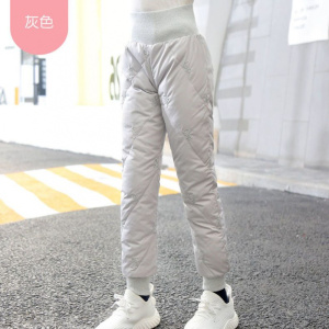 童装女童棉裤中大童加厚保暖裤冬季休闲长裤儿童裤高腰裤