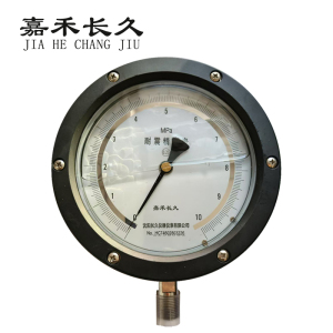嘉禾长久+耐震抗震精密压力表检测定制型+YBN150 0.25级+块