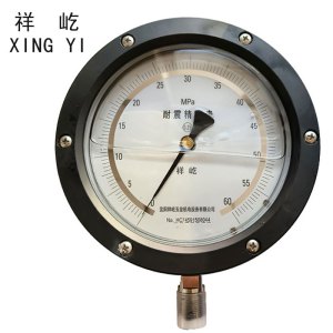 祥屹+耐震抗震精密压力表检测定制型+YBN150 0.25级+块
