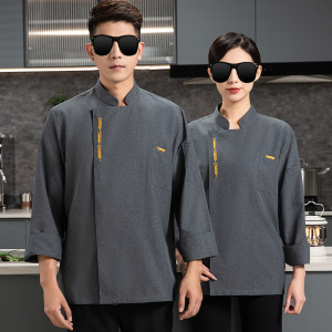 TDUO秋冬装长袖餐饮厨师服X2 套