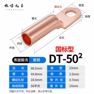 DT铜接线端子铜鼻子