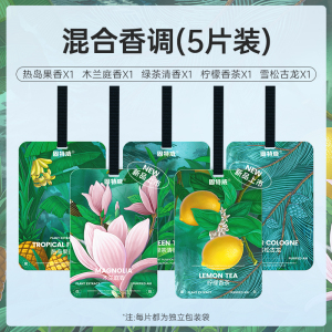 固特威车载香薰新款香氛持久淡香车内除异味车用饰品挂件香片