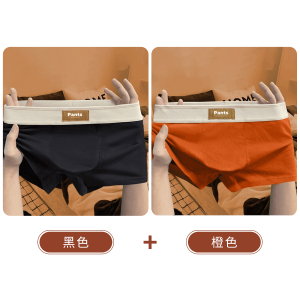 啄木鸟男士内裤全棉男款纯棉透气大码宽松青年学生舒适平角四角裤