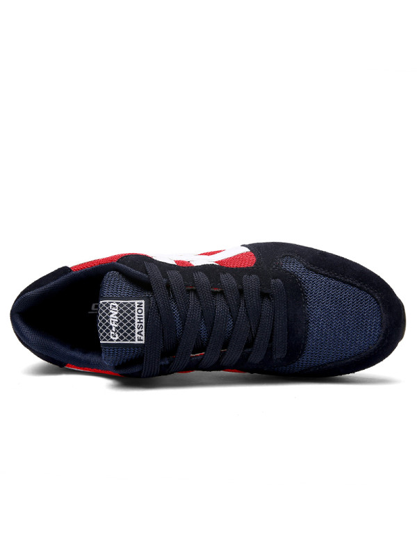 奇安达运动鞋男网布跑步鞋男士休闲鞋阿甘板鞋 qad1171026