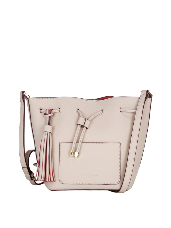 托尼洛兰博基尼潮流流苏抽绳水桶形单肩包wpan0021-11n45-03