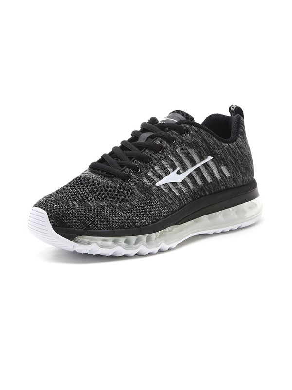 鸿星尔克erke跑步鞋男女情侣全掌气垫跑步鞋男女运动针织跑鞋