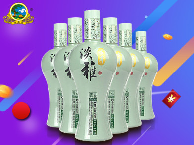 古井贡酒淡雅青花50度450ml*6瓶箱装 领券更优惠满即享豪礼