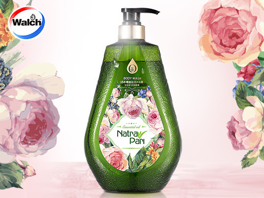 18本精油盈润沐浴露1l