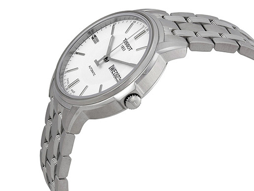 天梭(tissot)男表 海星系列机械表 男表全自动时尚双日历夜光商务手表