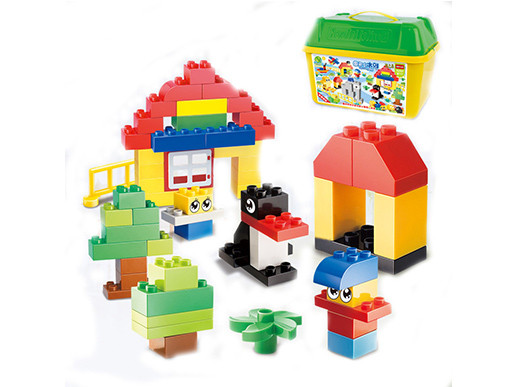 惠美 高品质中颗粒益智 塑料大底板拼插积木