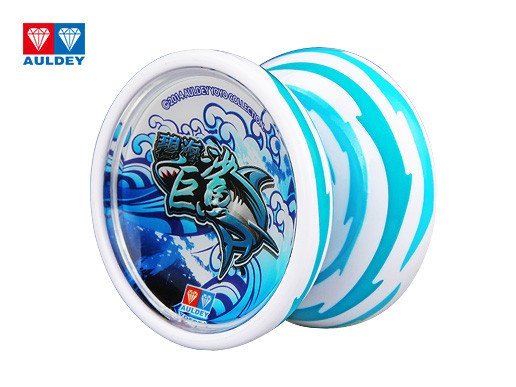 auldey奥迪双钻火力少年王5之传奇再现中级塑胶悠悠球碧海巨鲨676310